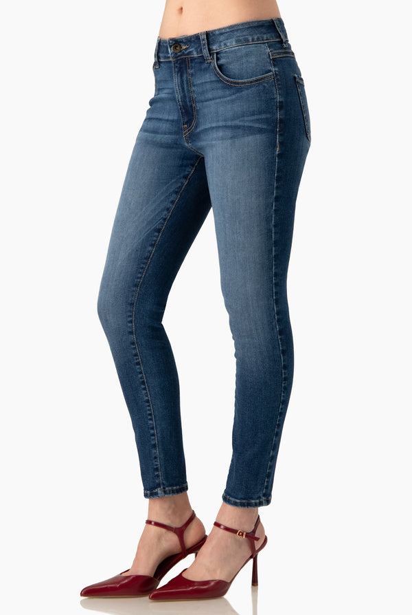 Jeans skinny deslavado