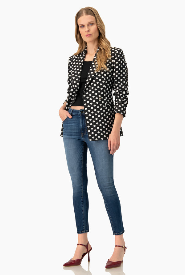 Jeans skinny deslavado