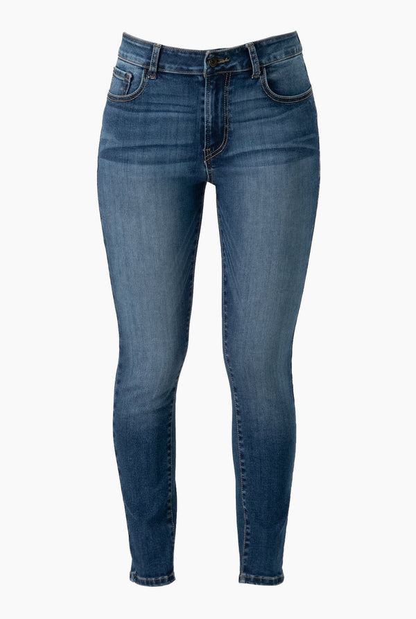 Jeans skinny deslavado