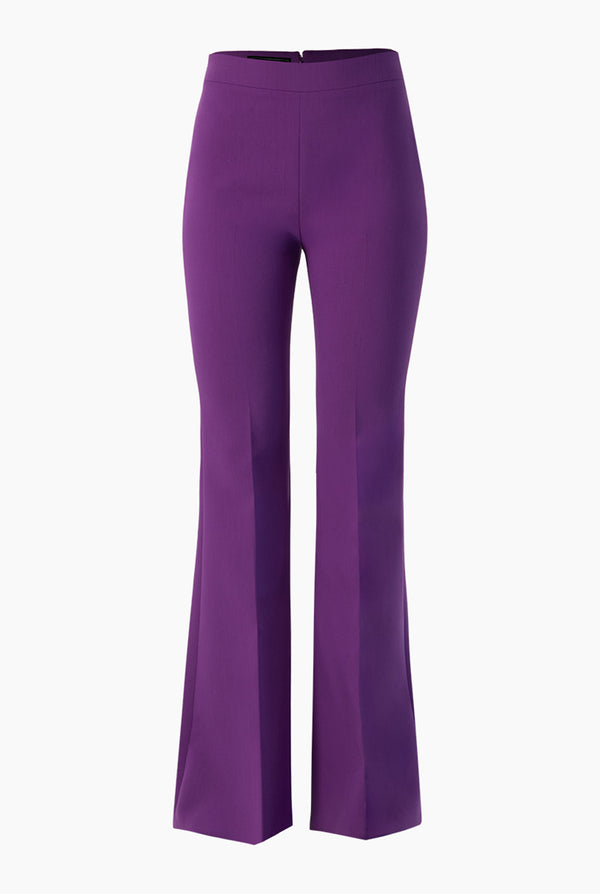 Pantalon acampanado en tono morado