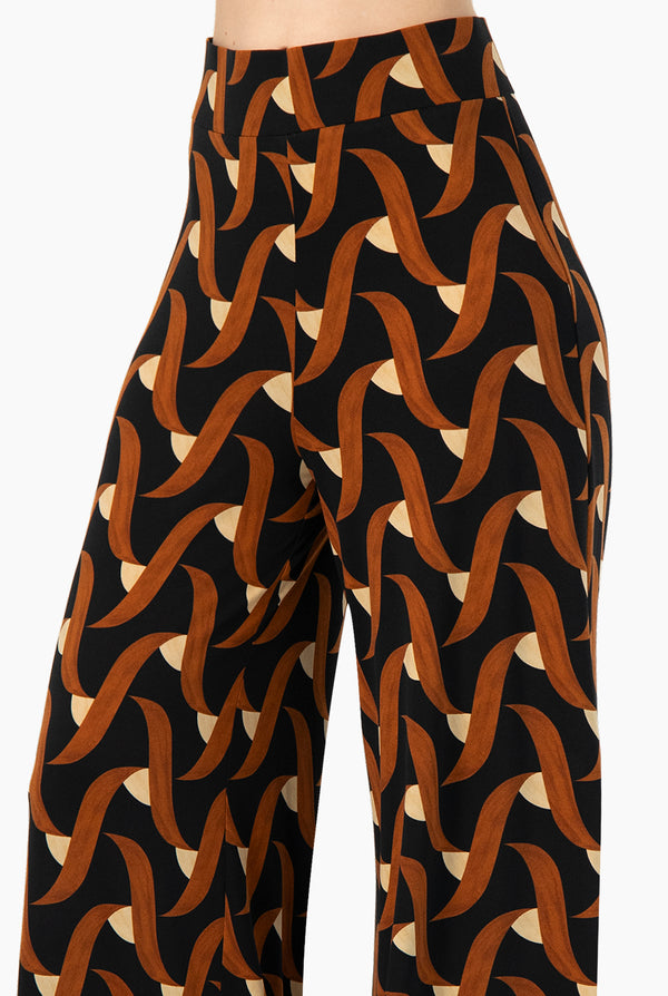 Pantalon amplio con pinzas