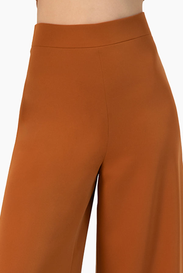 Pantalon pierna ancha sin bolsillos