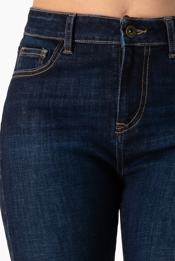 Jeans skinny de un boton