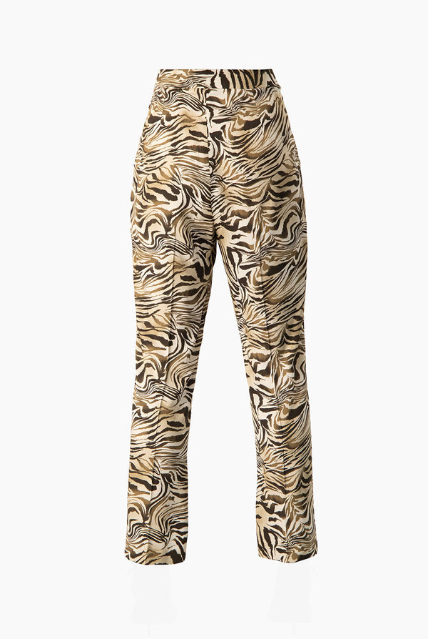 Pantalon capri estampado