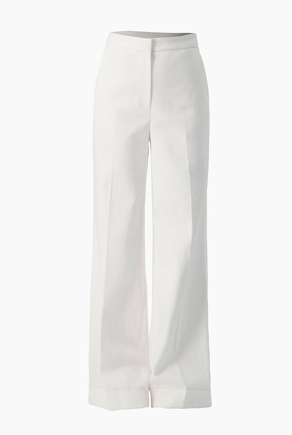Pantalon blanco sastreado