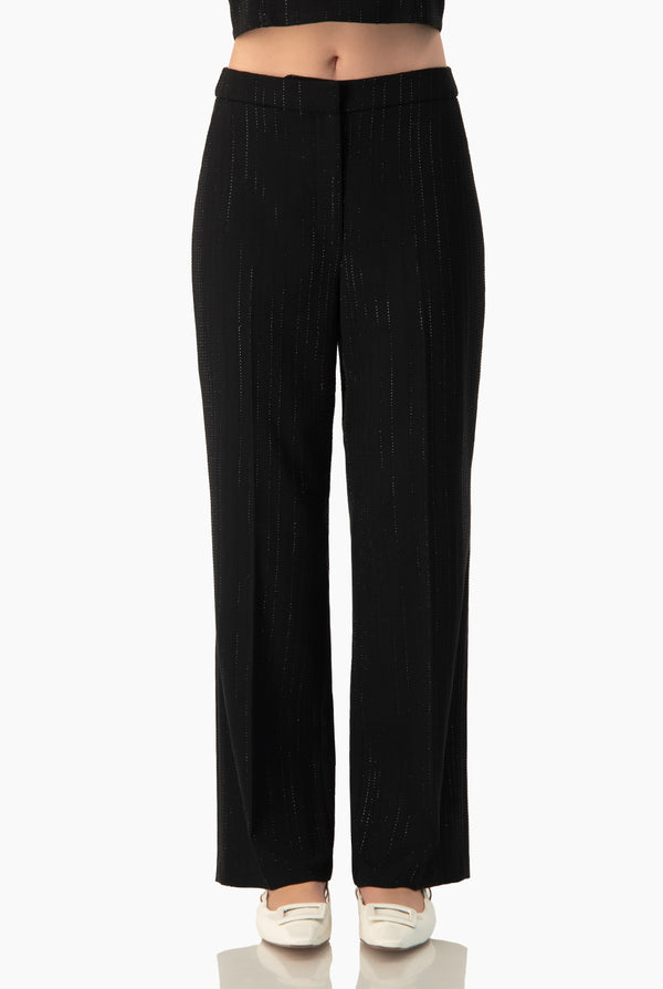 Pantalon capri con bolsillos