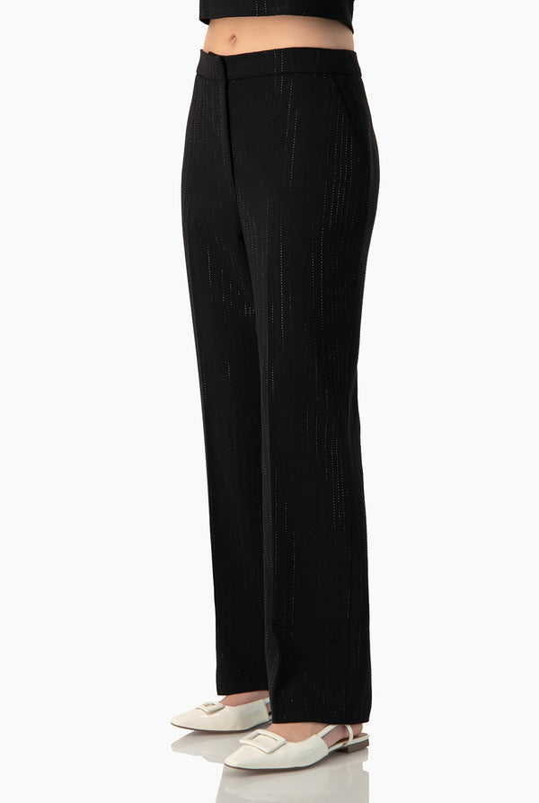 Pantalon capri con bolsillos