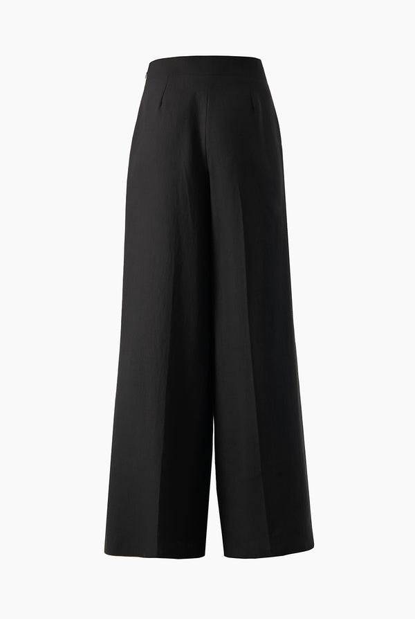 Pantalon Ivonne negro pierna ancha