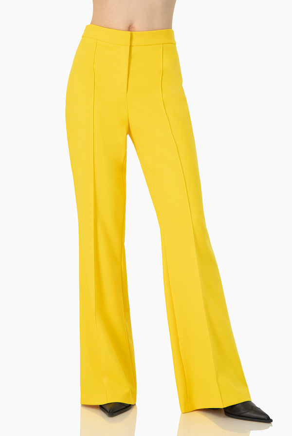 Pantalon sastreado Ivonne amarillo