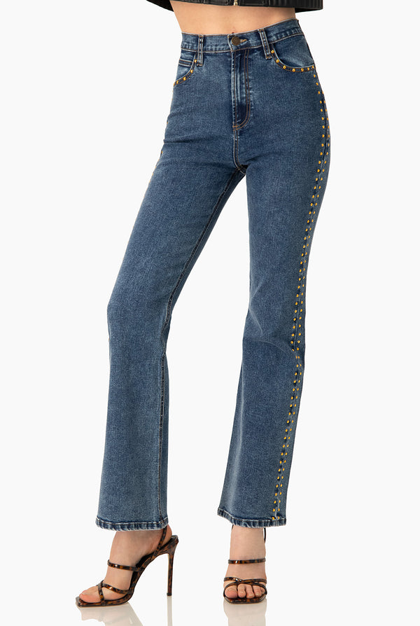 Jeans Ivonne semi acampanado