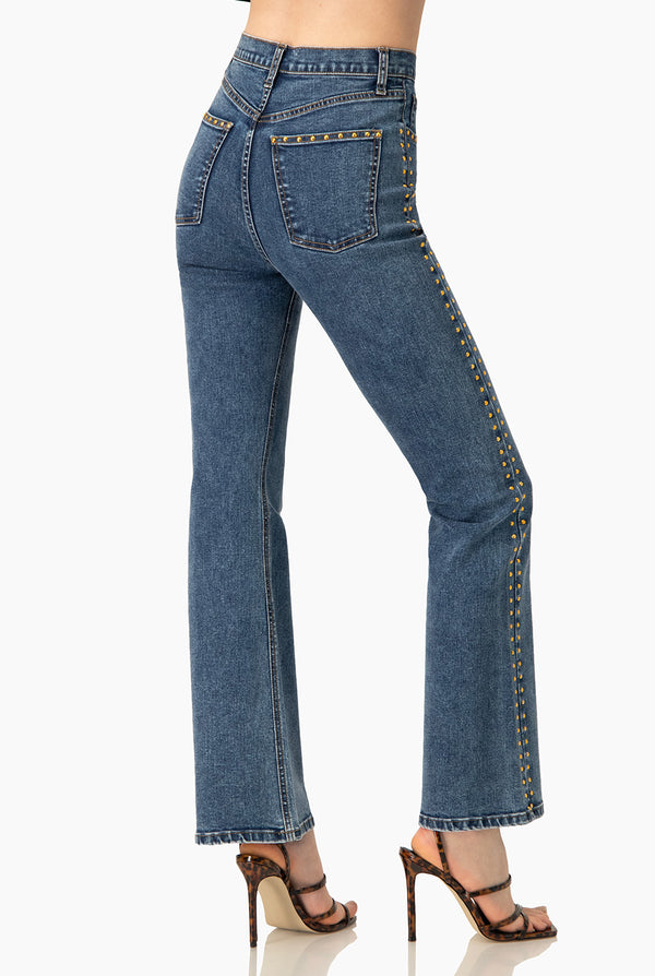 Jeans Ivonne semi acampanado