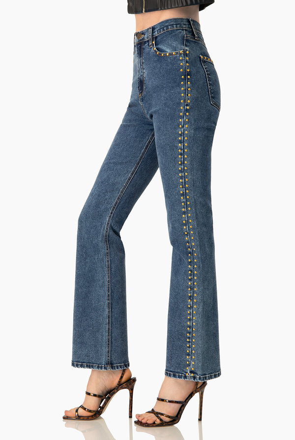 Jeans Ivonne semi acampanado