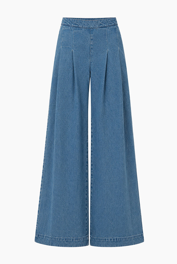 Jeans Ivonne amplio con pinzas