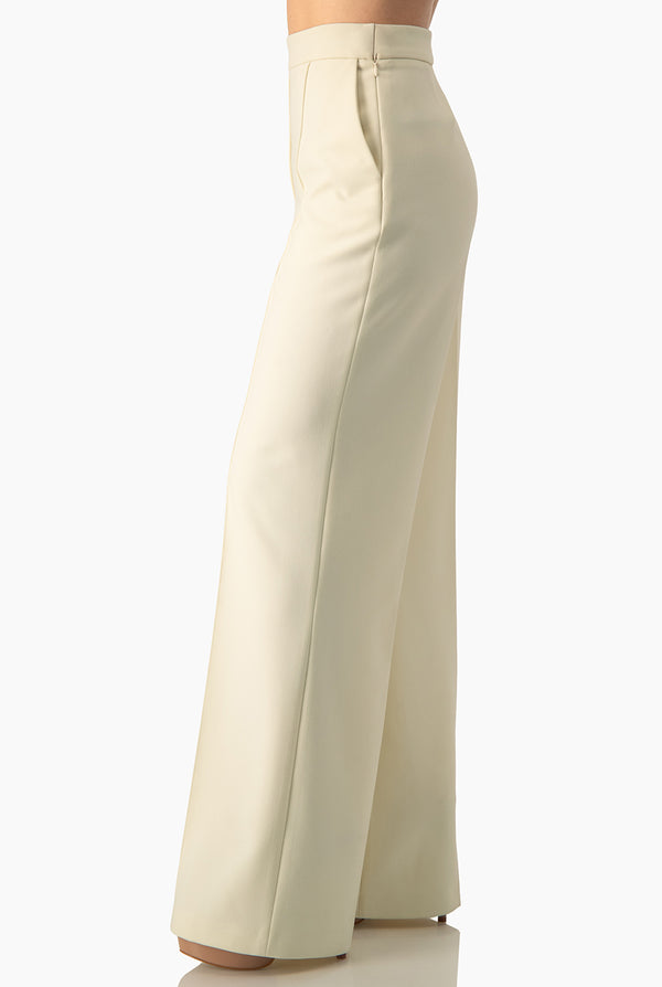Pantalon Ivonne recto marfil