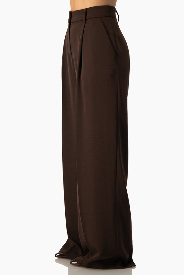 Pantalon Ivonne recto cafe
