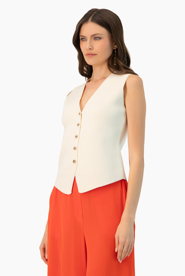 Chaleco Básico Knitted