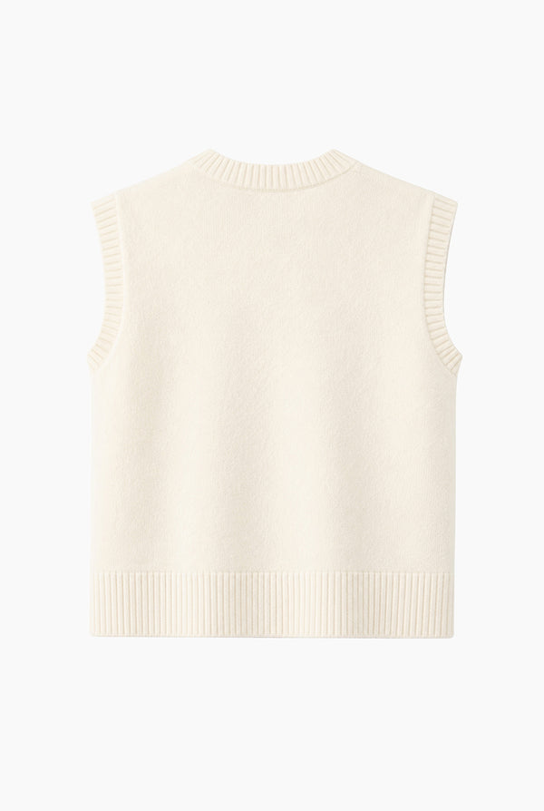 Chaleco Ivory Knit