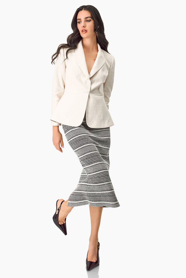 Saco liso cruce sencillo