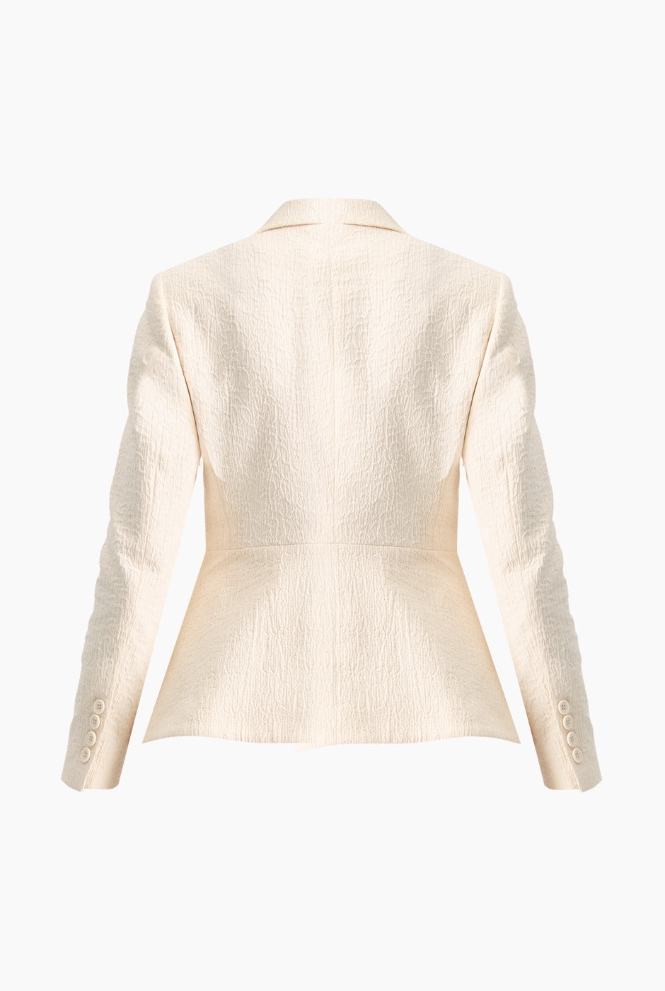 Saco Blazer Natural Elegante de Cruce Sencillo