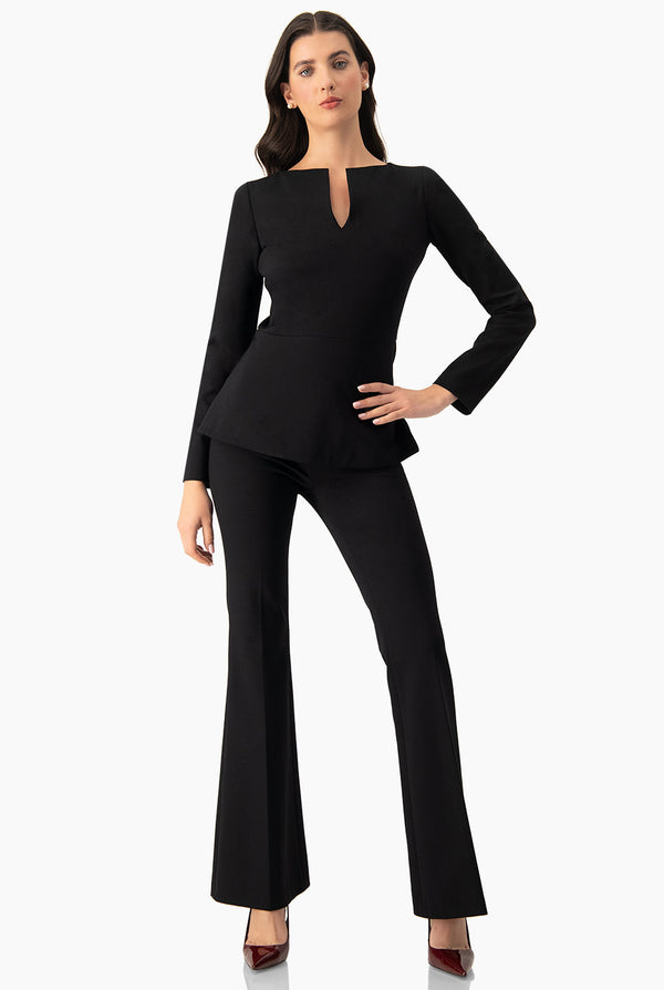 Saco recto con cierre