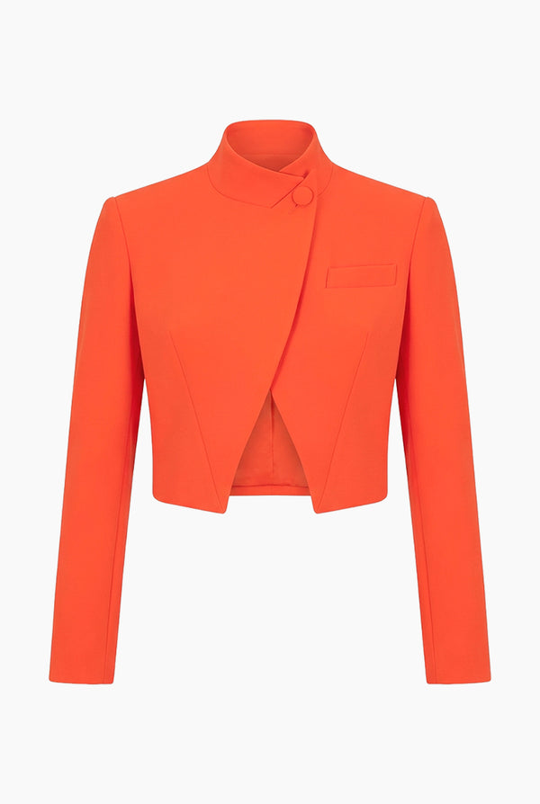 Saco corto cruzado naranja