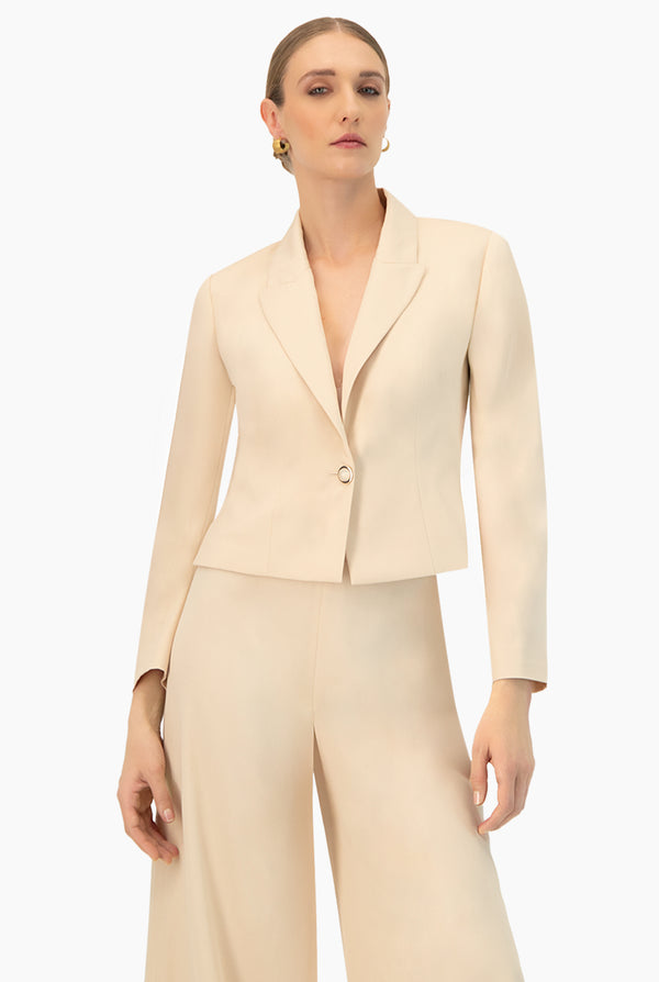 Saco sastreado un boton frontal