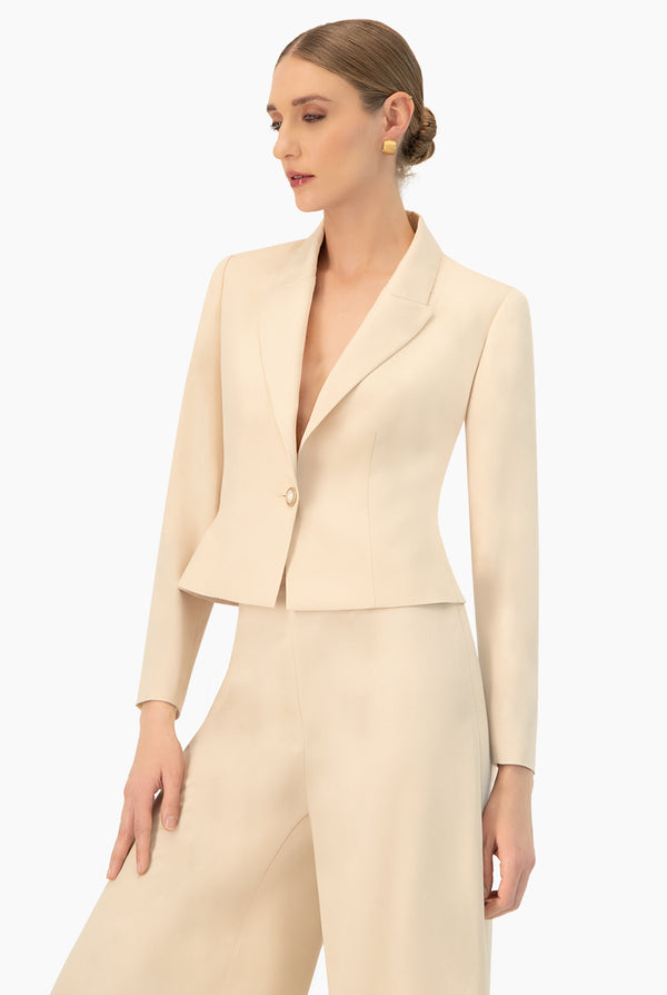 Saco sastreado un boton frontal