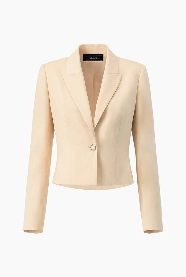 Saco sastreado un boton frontal