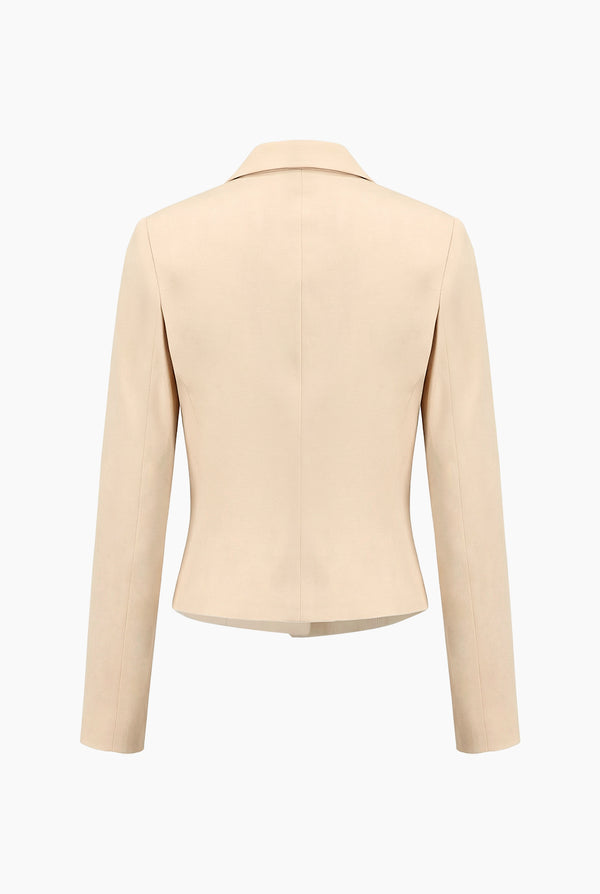 Saco sastreado un boton frontal