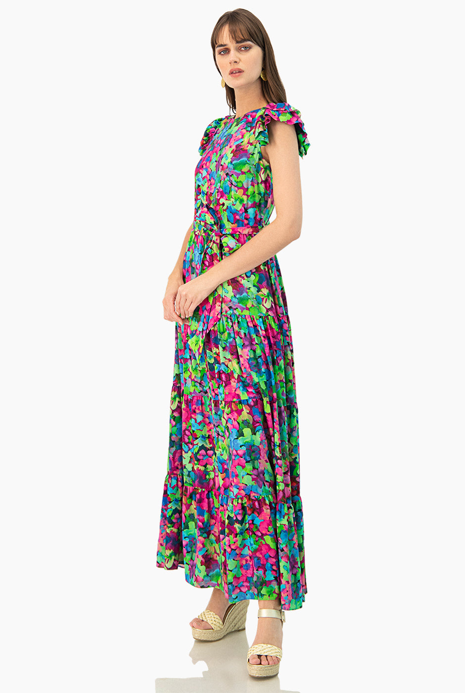 Maxi vestido estampado