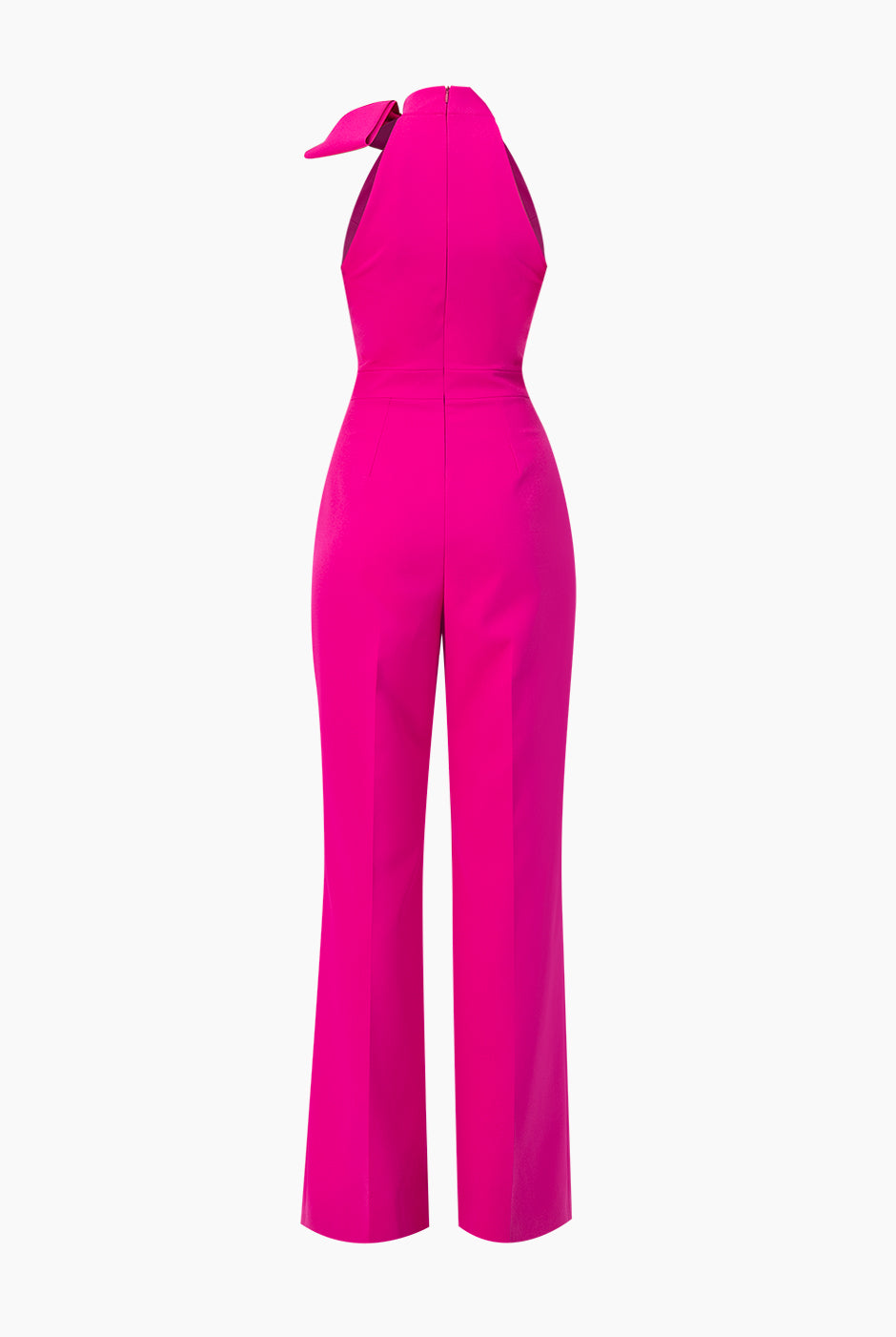 Jumpsuit en tono fucsia sin mangas