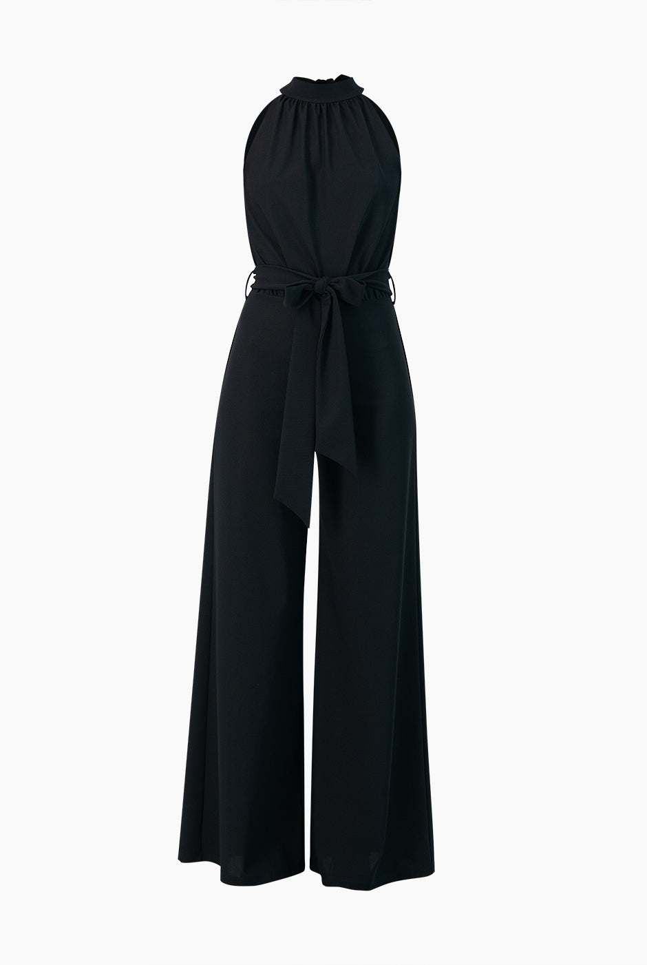 Jumpsuit negro de cuello halter