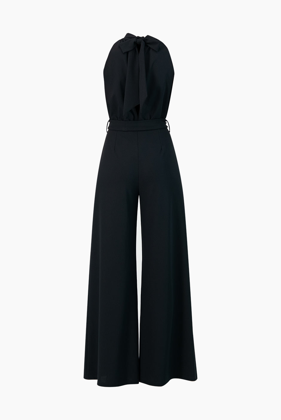 Jumpsuit negro de cuello halter