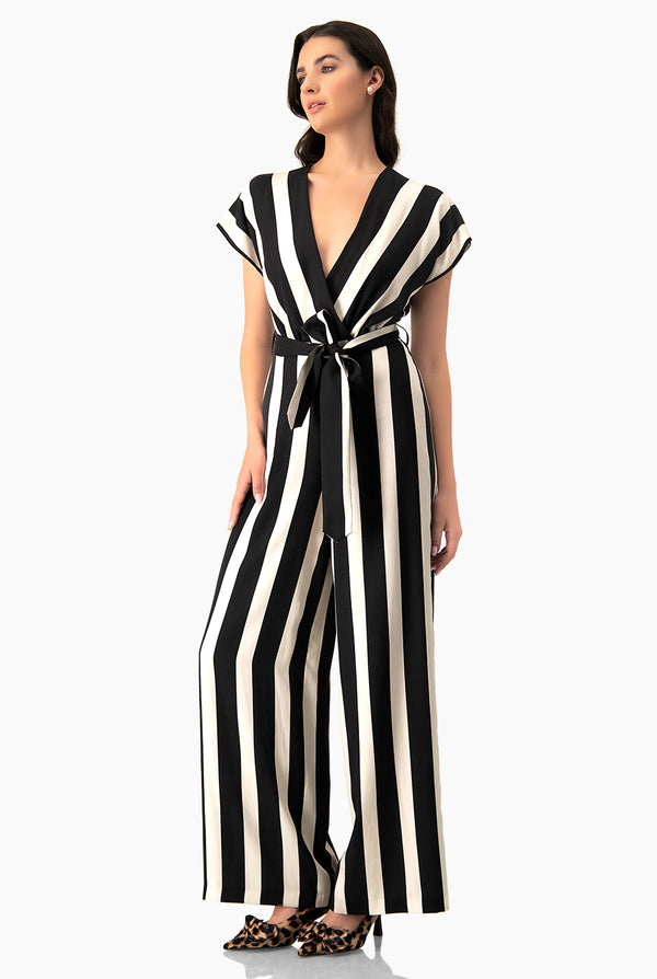 Jumpsuit hombro caido y cinta