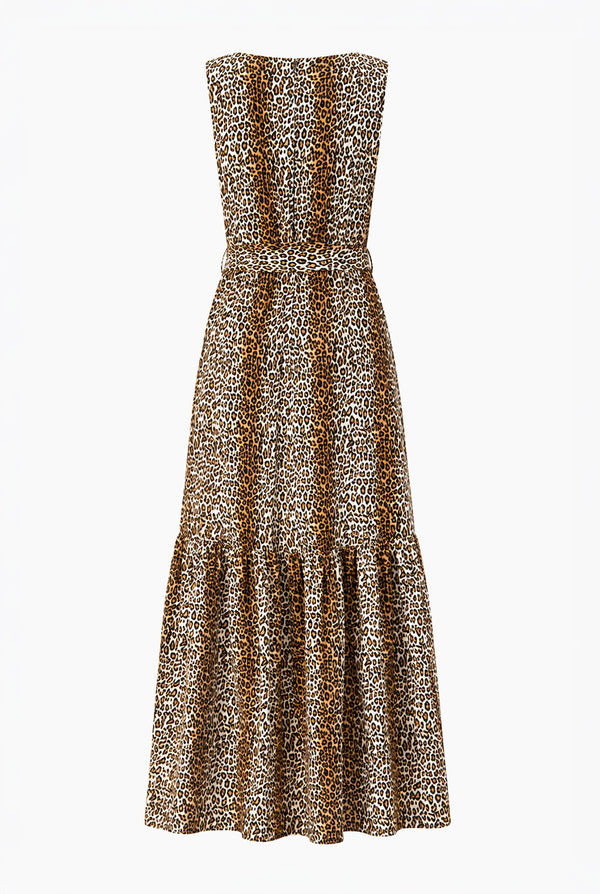 Vestido maxi estampado