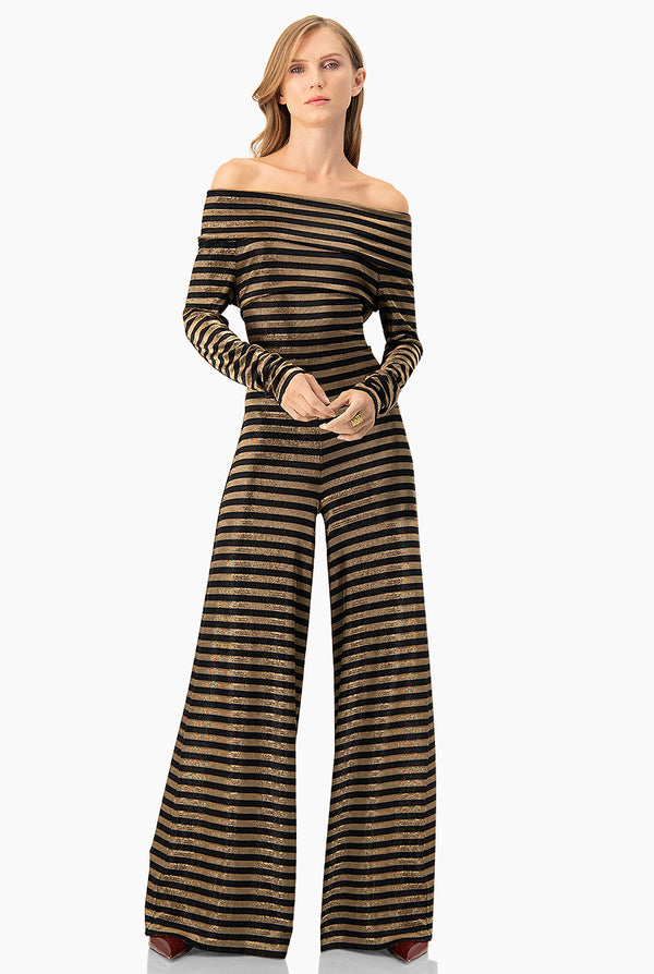 Jumpsuit de escote tipo bardot