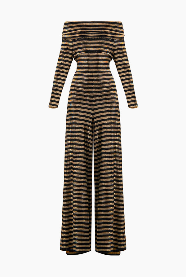 Jumpsuit de escote tipo bardot