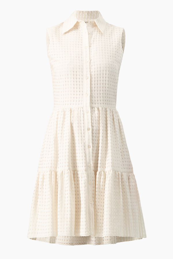 Vestido tejido linea A sin mangas