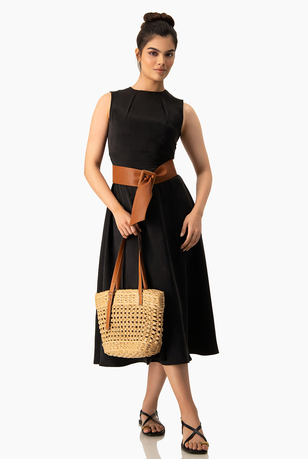 Vestido linea A en color negro