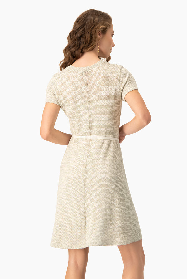 Vestido corto tejido