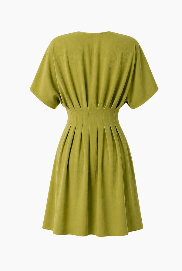 Vestido corto de escote en V