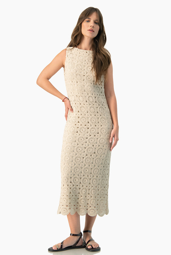 Vestido Ivonne tejido sin mangas
