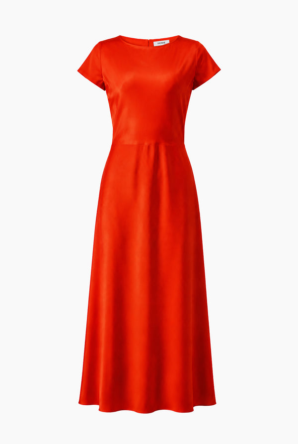 Vestido midi Ivonne liso