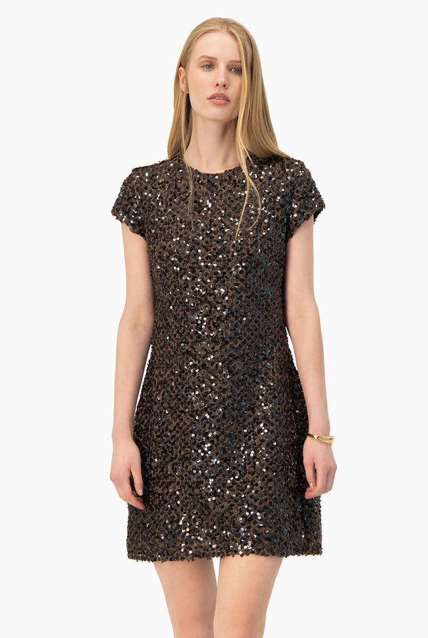 Vestido Ivonne corto de lentejuelas
