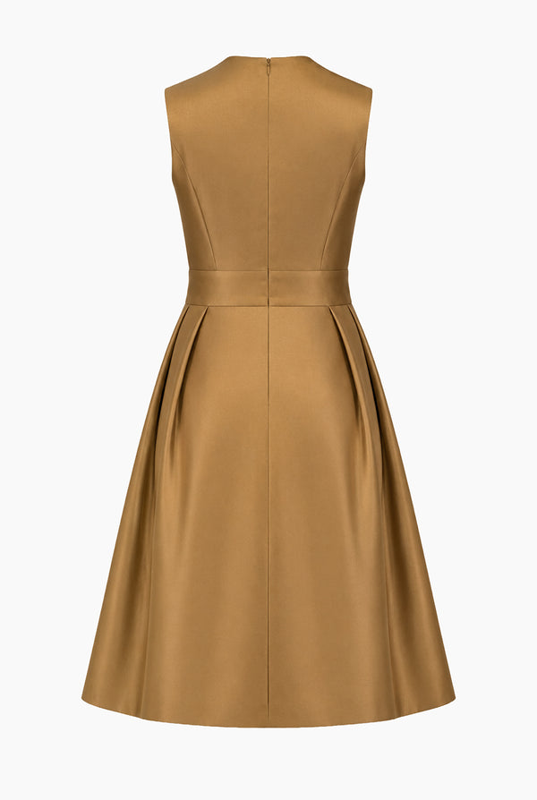 Vestido Ivonne linea A sin mangas