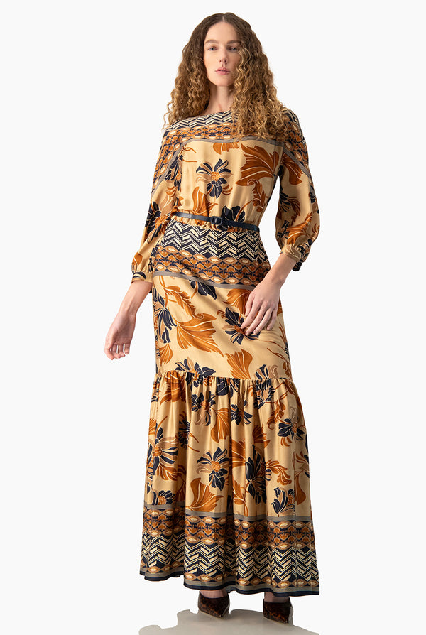 Vestido maxi Ivonne estampado