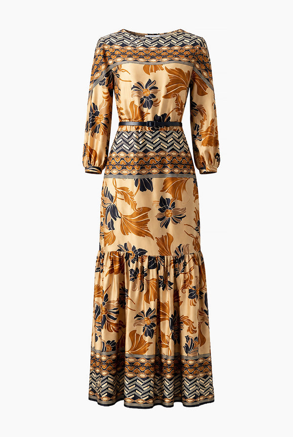 Vestido maxi Ivonne estampado