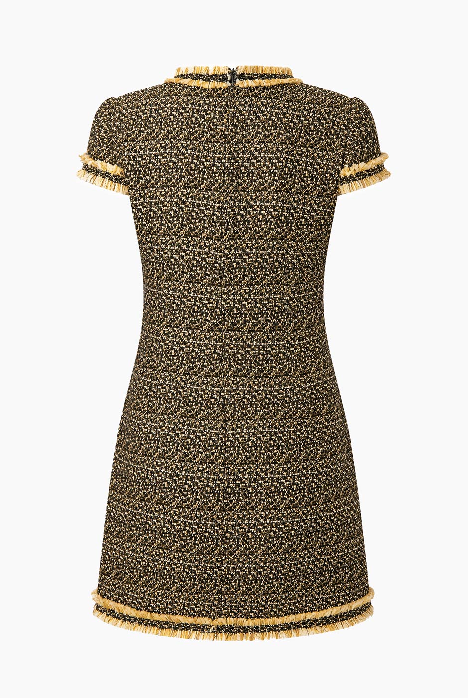 Vestido Ivonne corto tejido multicolor con escote de gota