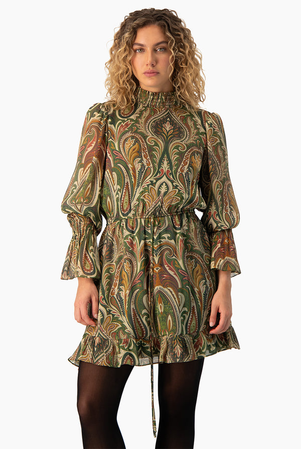 Vestido estampado Ivonne corto