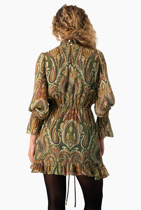 Vestido estampado Ivonne corto